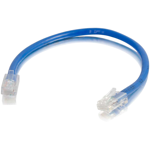 C2G 6in Cat5e Non Booted Unshielded (UTP) Network Patch Cable   Blue 300/500