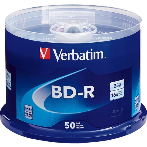 BD R 25GB 16X With Branded Surface   50pk Spindle 300/500