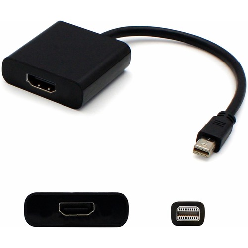 Mini DisplayPort 1.1 Male To HDMI 1.3 Female Black Adapter For Resolution Up To 2560x1600 (WQXGA) 300/500