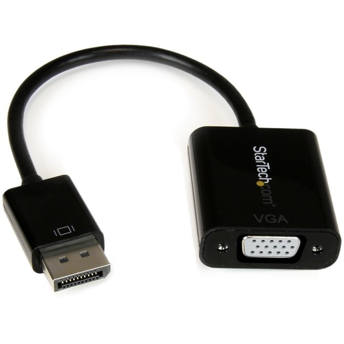 StarTech.com DisplayPort To VGA Adapter, Active DP To VGA Converter, 1080p Video, DP To VGA Adapter Dongle (Digital To Analog), DP 1.2 300/500