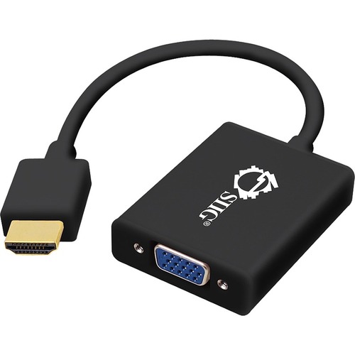 SIIG Aluminum HDMI To VGA Adapter Converter With Audio 300/500