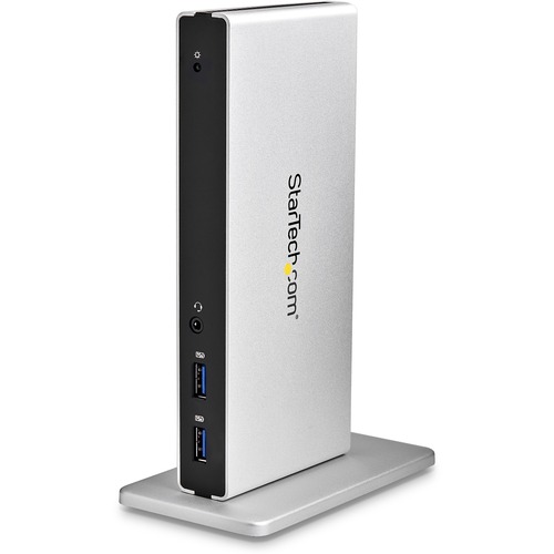 StarTech.com USB 3.0 Docking Station   Compatible With Windows / MacOS   Dual DVI Docking Station Supports Dual Monitors   DVI To HDMI And DVI To VGA Adapters Included   USB3SDOCKDD 300/500