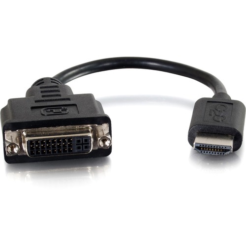 C2G 8in HDMI To DVI Adapter Converter Dongle   M/F Black 300/500