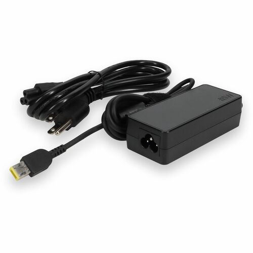 Lenovo 0B47455 Compatible 65W 20V At 3.25A Black Slim Tip Laptop Power Adapter And Cable 300/500