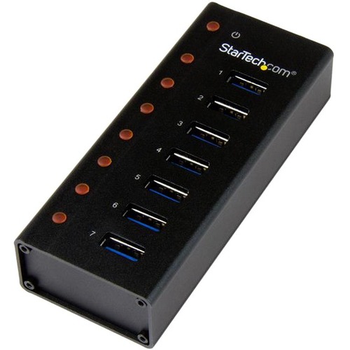 StarTech.com 7 Port USB 3.0 Hub   5Gbps   Desktop Or Wall Mountable Metal Enclosure 300/500
