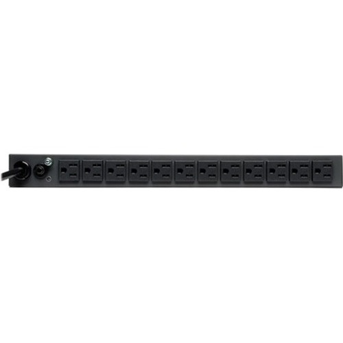 Tripp Lite By Eaton 1.5kW Single Phase Local Metered PDU, 100 127V Outlets (13 5 15R), 5 15P Input With 6 Ft. (1.83 M) Cord, 1U Rack Mount 300/500