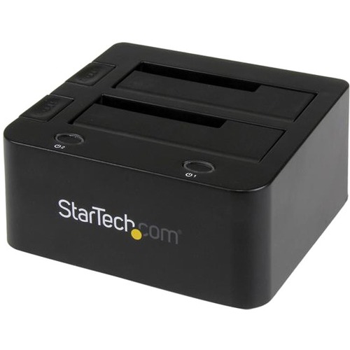 StarTech.com Dual Bay USB 3.0 To SATA And IDE Hard Drive Docking Station, 2.5/3.5" SATA III And IDE (40 Pin), SSD/HDD Dock, Top Loading 300/500