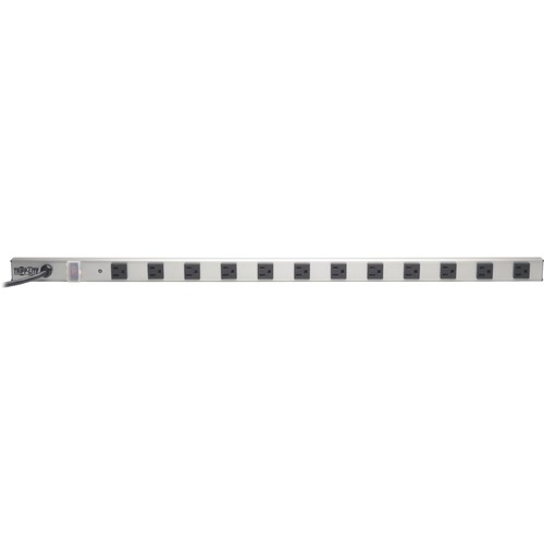 Tripp Lite By Eaton 12 Outlet Power Strip With Surge Protection, 15 Ft. (4.57 M) Cord, 1050 Joules, 36 In. Length 300/500