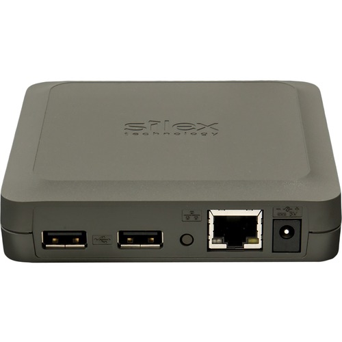 Silex USB Device Server, 2x USB 2.0, 10/100/1000 LAN, US Power Supply 300/500