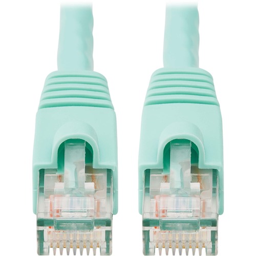 Eaton Tripp Lite Series Cat6a 10G Snagless UTP Ethernet Cable (RJ45 M/M), Aqua, 3 Ft. (0.91 M) 300/500