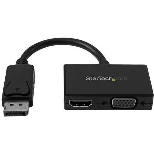 StarTech.com Travel A/V Adapter: 2 In 1 DisplayPort To HDMI Or VGA 300/500
