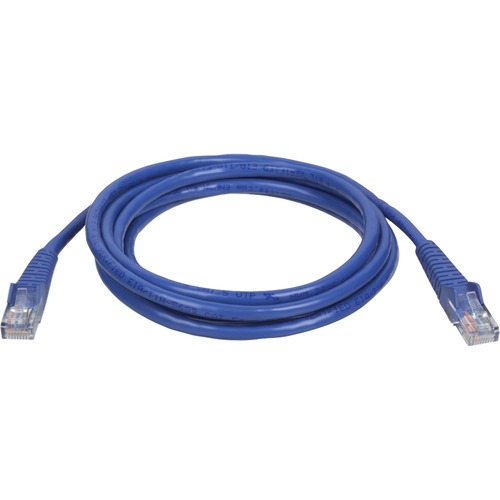 Eaton Tripp Lite Series Cat6a 10G Snagless Shielded STP Ethernet Cable (RJ45 M/M), PoE, Blue, 7 Ft. (2.13 M) 300/500