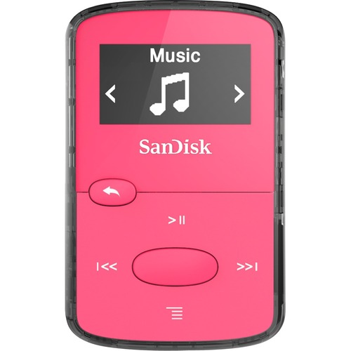 SanDisk Clip Jam SDMX26 008G G46P 8 GB Flash MP3 Player   Pink 300/500