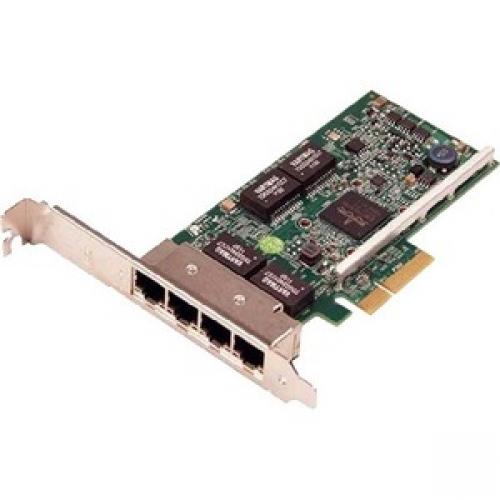 Dell Broadcom 5719 QP 1Gb Network Interface Card,Full Height,Customer Kit