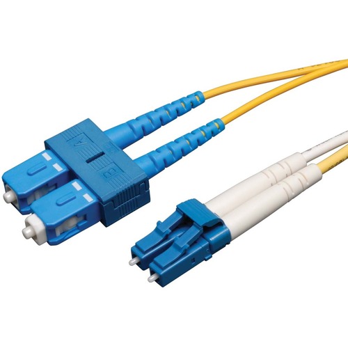 Eaton Tripp Lite Series Duplex Singlemode 9/125 Fiber Patch Cable (LC/SC), 1M (3 Ft.) 300/500