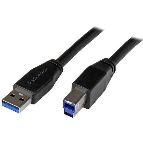 StarTech.com 5m 15 Ft Active USB 3.0 (5Gbps) USB A To USB B Cable   M/M   USB A To B Cable   USB 3.2 Gen 1 300/500