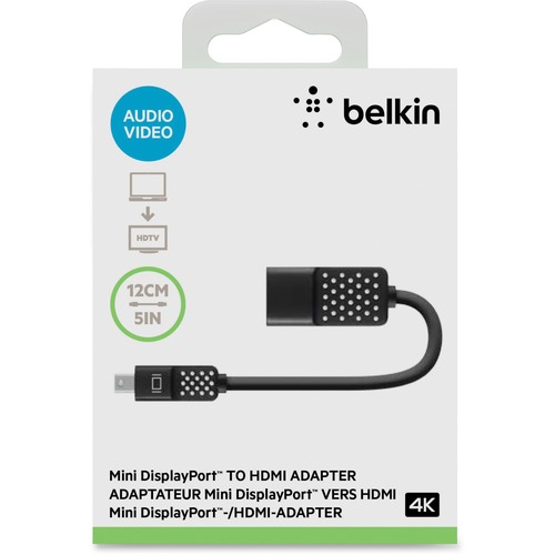 Belkin Mini DisplayPort To HDMI Adapter 300/500
