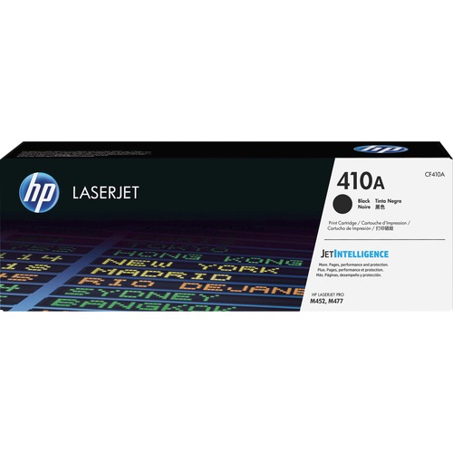HP 410A Black Toner Cartridge | Works With HP Color LaserJet Pro M452 Series, HP Color LaserJet Pro MFP M377, M477 Series | CF410A 300/500