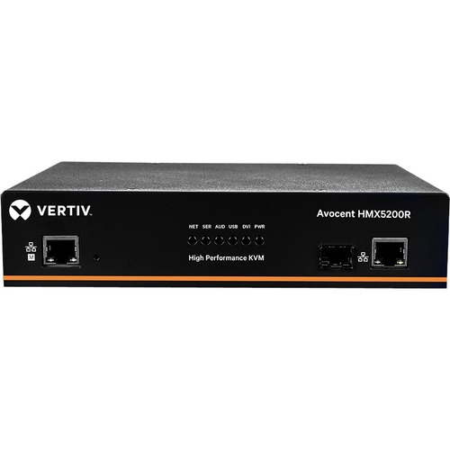 Vertiv Avocent HMX 5000 | High Performance KVM Extender | KVM Receiver | Dual Receiver | DVI D Audio SFP (HMX5200R 001) 300/500