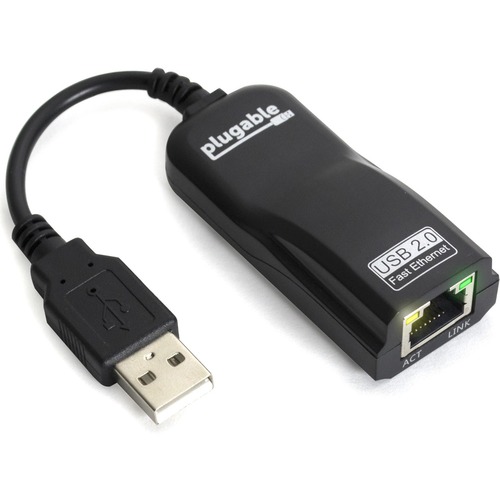 Plugable USB 2.0 To Ethernet Fast 10/100 LAN Wired Network Adapter 300/500