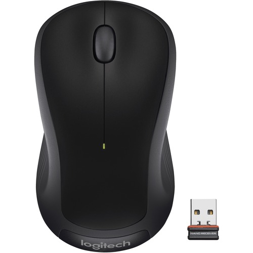 Logitech M310 Wireless Mouse, 2.4 GHz With USB Nano Receiver, 1000 DPI Optical Tracking, 18 Month Battery, Ambidextrous, Compatible With PC, Mac, Laptop, Chromebook (Black) 300/500