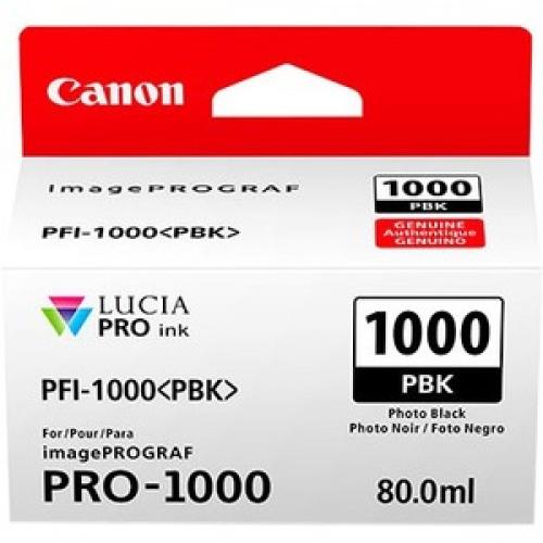 CanonInk Canon 0546C002 Lucia PRO PFI-1000 Photo Black Individual Ink Tank
