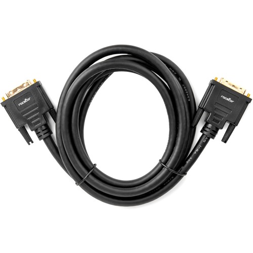Rocstor DVI D Dual Link Display Cable (m/m) Black 300/500