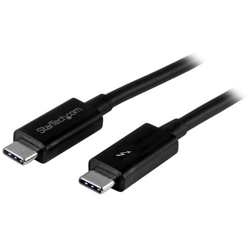 StarTech.com 2m (6.6ft) Thunderbolt 3 Cable, 20Gbps, 100W PD, 4K Video, Thunderbolt Certified, Compatible W/ TB4/USB 3.2/DisplayPort 300/500