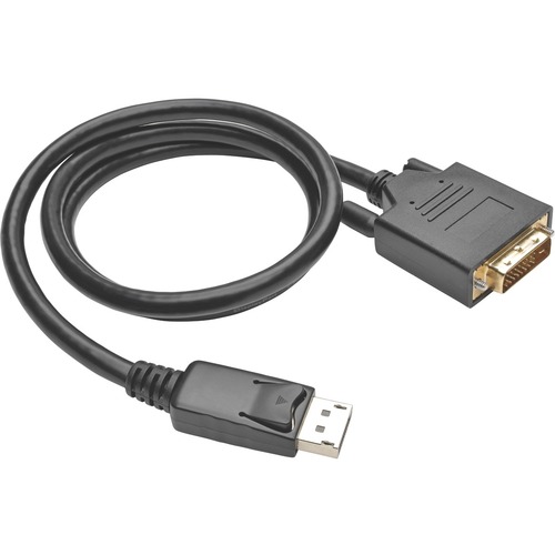 Eaton Tripp Lite Series DisplayPort 1.2 To DVI Active Adapter Cable (DP With Latches To DVI D Dual Link M/M), 3 Ft. (0.9 M) 300/500