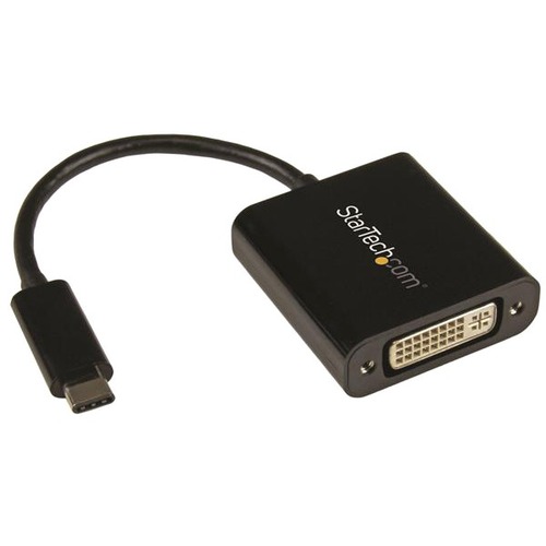 StarTech.com USB C To DVI Adapter   Thunderbolt 3 Compatible   1920x1200   USB C To DVI Adapter For USB C Devices Such As Your 2018 IPad Pro   DVI I Converter 300/500