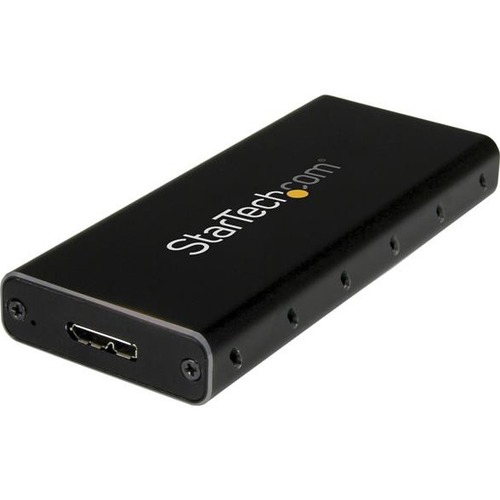 StarTech.com M.2 SSD Enclosure For M.2 SATA SSDs   USB 3.1 (10Gbps) With USB C Cable   External Enclosure For USB C Host   Aluminum 300/500