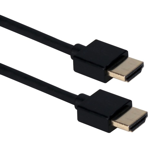 QVS 0.5ft High Speed HDMI UltraHD 4K With Ethernet Thin Flexible Cable 300/500