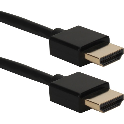 QVS 6ft High Speed HDMI UltraHD 4K With Ethernet Thin Flexible Cable 300/500