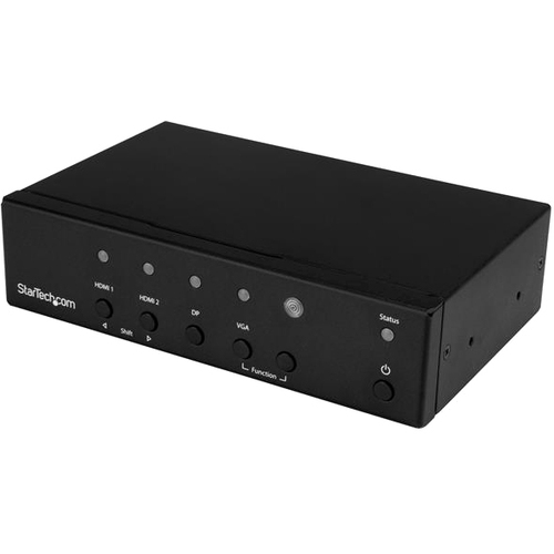 StarTech.com Multi Input To HDMI Converter Switch   DisplayPort, VGA And Dual HDMI To HDMI Switch   Priority And Automatic Switch   4K 300/500