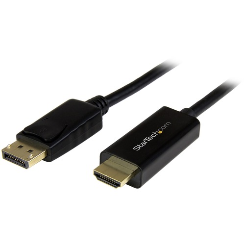 StarTech.com 16ft (5m) DisplayPort To HDMI Cable, 4K 30Hz Video, DP 1.2 To HDMI Adapter Cable Converter For HDMI Monitor/Display, Passive 300/500