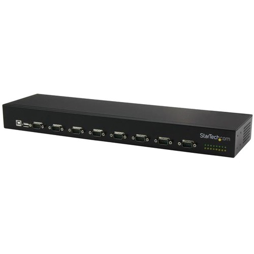 StarTech.com USB To Serial Hub &acirc;&euro;" 8 Port &acirc;&euro;" COM Port Retention &acirc;&euro;" Rack Mount And Daisy Chainable &acirc;&euro;" FTDI USB To RS232 Hub 300/500