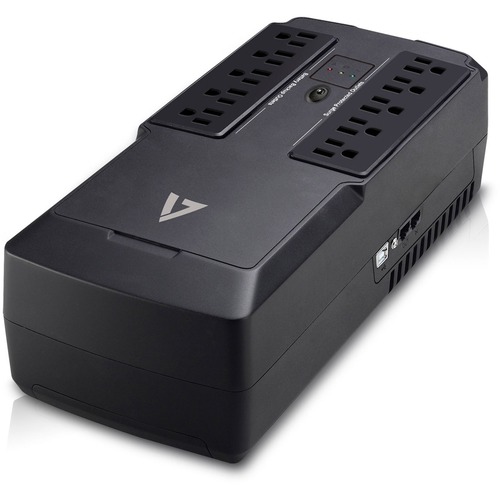V7 UPS 550VA Desktop With 10 Outlets (UPS1DT550 1N) 300/500