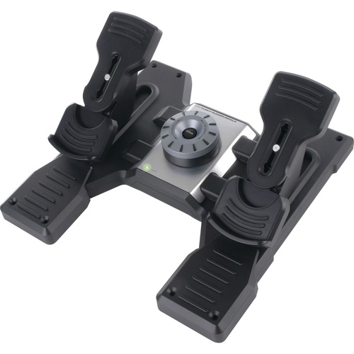 Saitek Flight Rudder Pedals Professional Simulation Rudder Pedals With Toe Brake 300/500