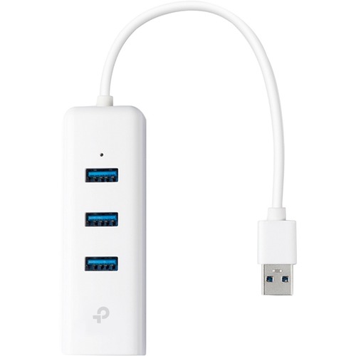 TP Link (UE330)   USB 3.0 To Ethernet Adapter, Portable 3 Port USB Hub With 1 Gigabit 300/500