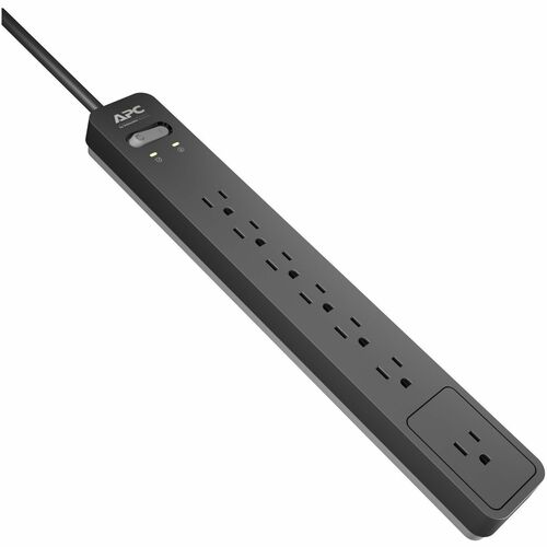 APC By Schneider Electric Essential SurgeArrest PE76, 7 Outlets, 6 Foot Cord, 120V 300/500