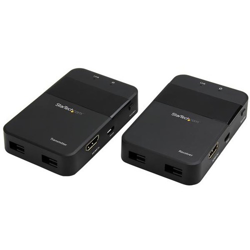 StarTech.com HDMI Over Wireless Extender   Wireless HDMI Video   65 Ft (20 M)   1080p 300/500