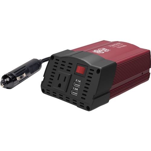 Tripp Lite By Eaton 150W PowerVerter Ultra Compact Car Inverter With AC Outlet And 2 USB Charging Ports 300/500