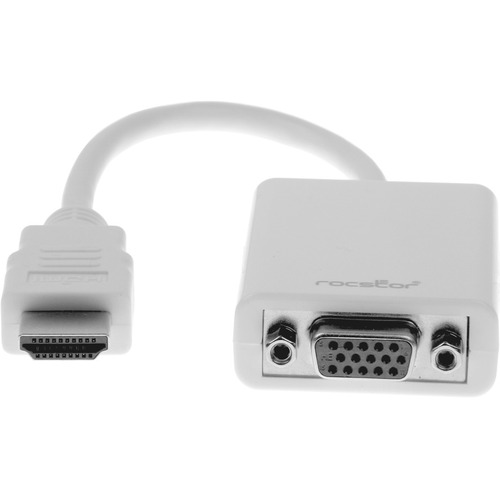 Rocstor Premium HDMI/VGA Video Cable (Y10C119 W1, White 300/500