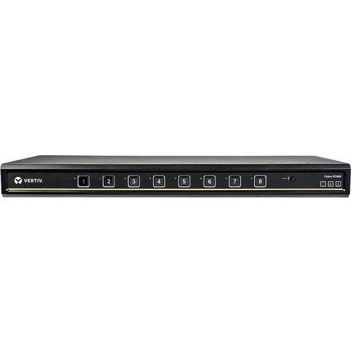 Vertiv Cybex SC800 Secure Desktop KVM| 8 Port Single Head| DVI I | DPP| TAA 300/500