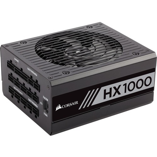 Corsair HX Series HX1000   1000 Watt 80 PLUS Platinum Certified Fully Modular PSU 300/500