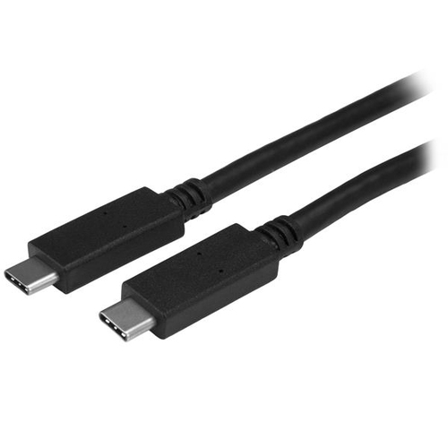 StarTech.com 1m 3 Ft USB C Cable With Power Delivery (5A)   M/M   USB 3.1 (10Gbps)   USB IF Certified   USB Type C Cable   USB 3.2 Gen 2 300/500