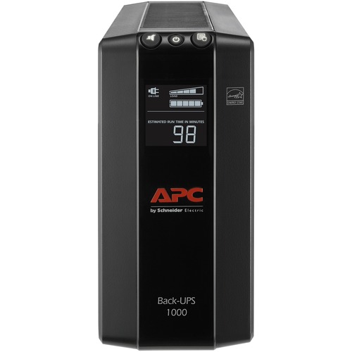 APC By Schneider Electric Back UPS Pro BX1000M, Compact Tower, 1000VA, AVR, LCD, 120V 300/500