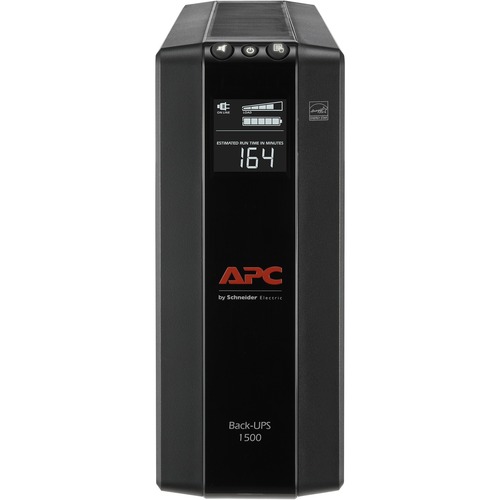 APC By Schneider Electric Back UPS Pro BX1500M, Compact Tower, 1500VA, AVR, LCD, 120V 300/500