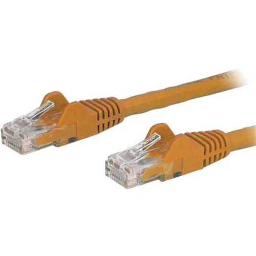 StarTech.com 125ft CAT6 Ethernet Cable   Orange Snagless Gigabit 100W PoE UTP 650MHz Category 6 Patch Cord UL Certified Wiring/TIA 300/500
