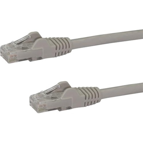 StarTech.com 150ft CAT6 Ethernet Cable   Gray Snagless Gigabit   100W PoE UTP 650MHz Category 6 Patch Cord UL Certified Wiring/TIA 300/500